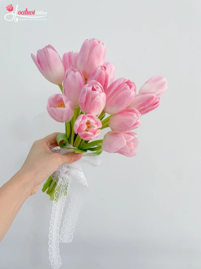 Ý nghĩa của hoa tulip hồng trong hôn nhân