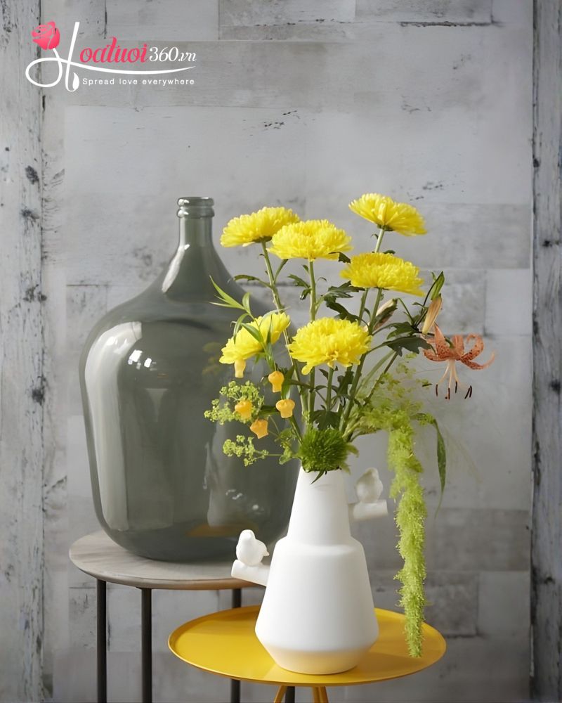 Cách cắm hoa vạn thọ chưng bàn thờ Tết