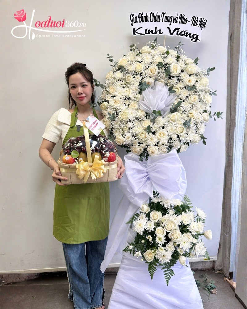 cách ghi vòng hoa viếng thông gia thay ba mẹ