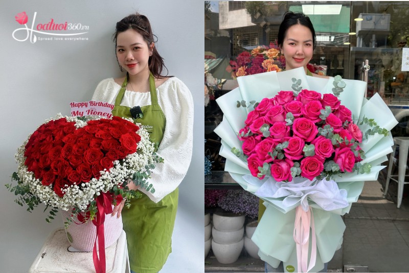 Chọn hoa tặng sinh nhật người yêu theo kiểu dáng