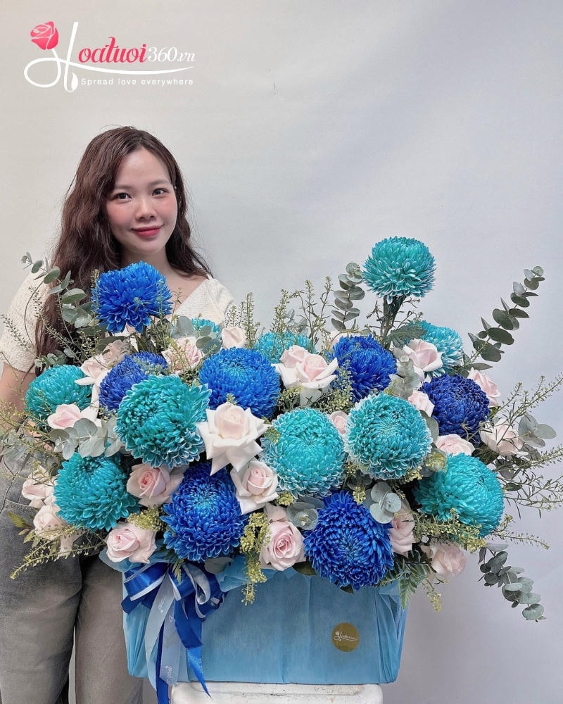 cúc mẫu đơn mừng thọ ông và cha