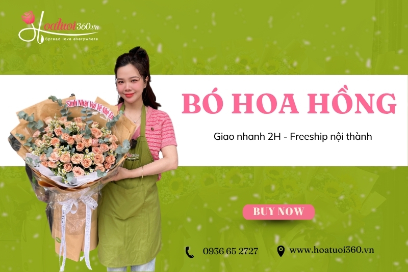bó hoa hồng