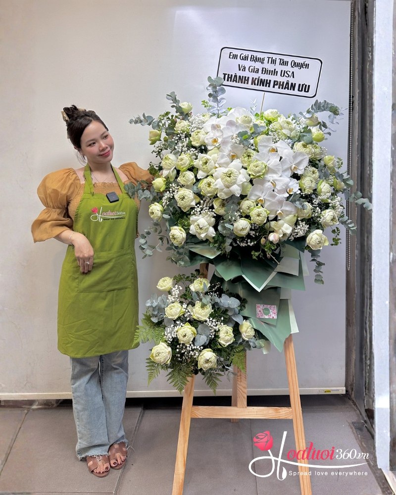 Đặt hoa viếng đám ma sui gia giao tận nơi tại Hoa Tươi 360