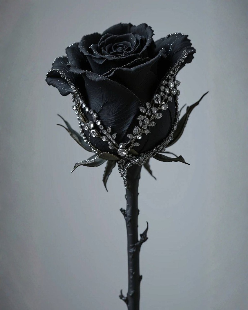 Hình ảnh hoa hồng đen