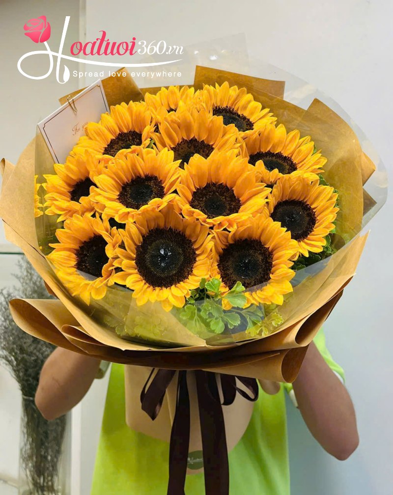 Hình ảnh bó hoa hướng dương đẹp