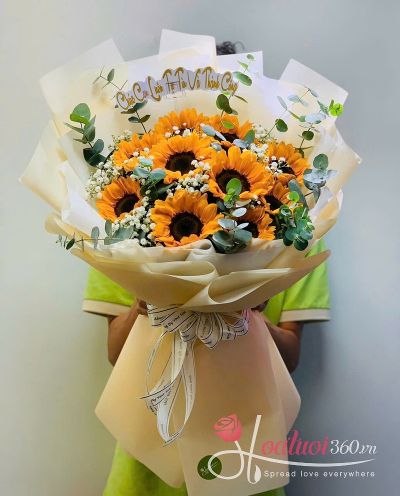 Hình ảnh bó hoa hướng dương đẹp