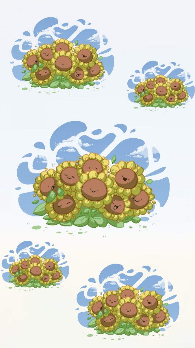 Hình nền hoa hướng dương cute