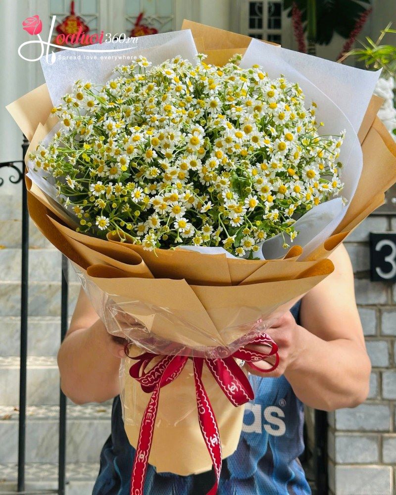 bó hoa baby tặng bạn bè ngày 8/3