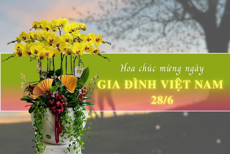 Hoa chúc mừng Ngày Gia đình Việt Nam 28/6 đẹp, ý nghĩa