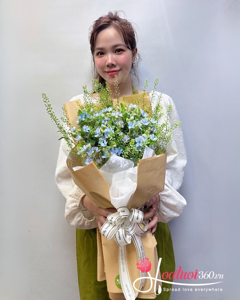 hoa màu xanh dương