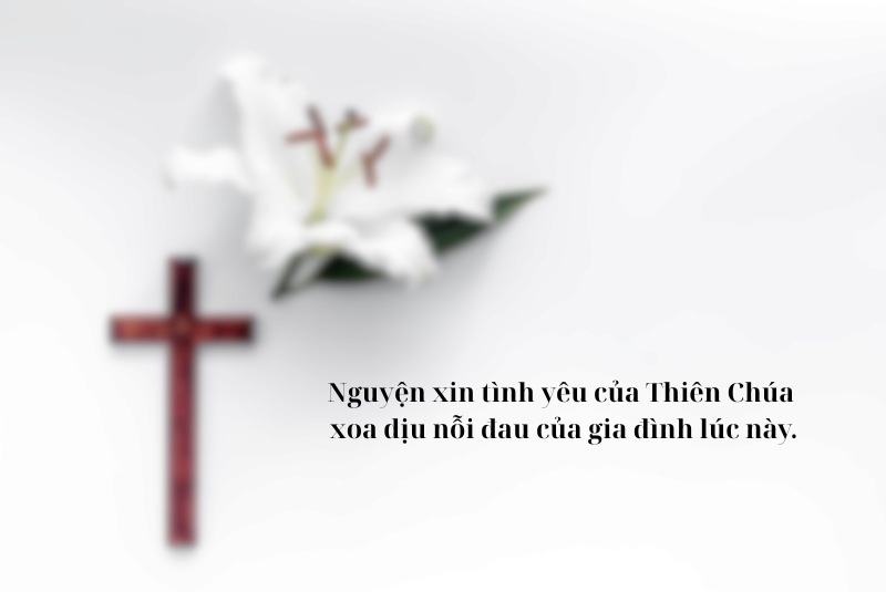 Lời chia buồn đám ma người đạo Công giáo