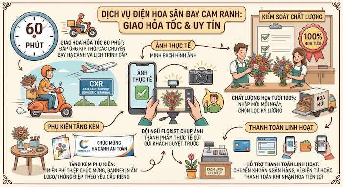 Quy trình đặt hoa tại Hoa Tươi 360