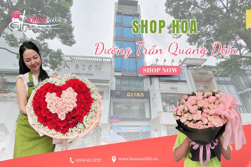 Dịch vụ điện hoa Trần Quang Diệu Quận 3