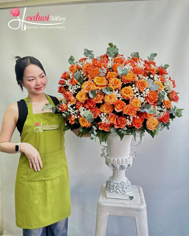 hoa tươi dùng làm quà tặng đối tác tại Phú Quốc