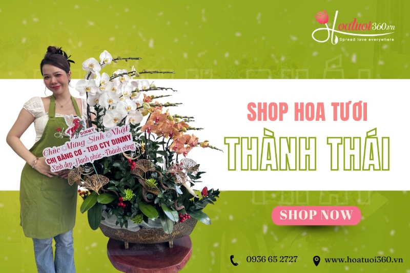 Dịch vụ tại shop hoa Thành Thái quận 10