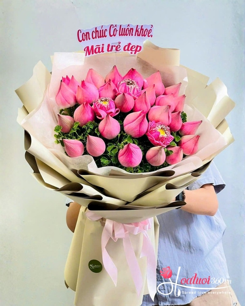 Ý nghĩa của việc tặng hoa sen