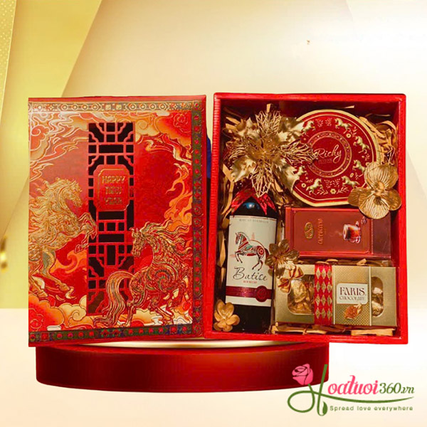 Giỏ quà tết 2026 - Thiên mã cát tường