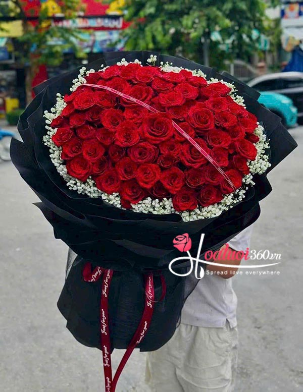 Bó hoa hồng đỏ - Chỉ muốn bên em
