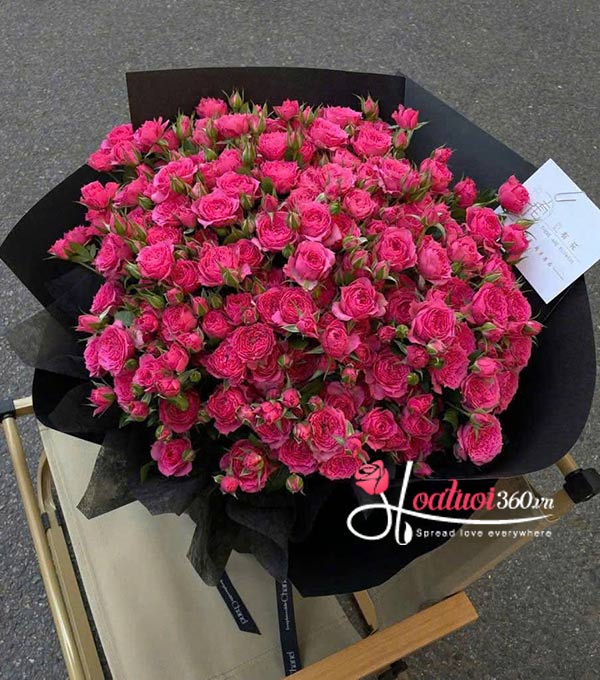Bó hoa hồng chùm Sophia - Nàng thơ yêu kiều