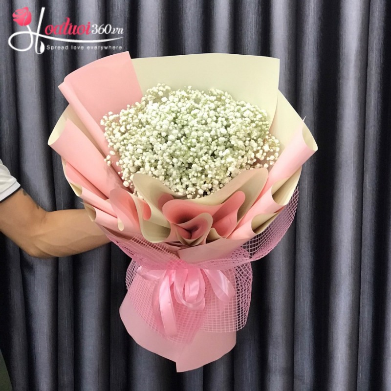 Hoa baby bó tròn nhỏ
