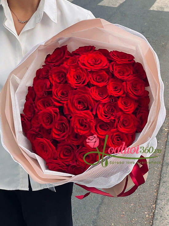 Bó hoa hồng yêu thương tại Phú Nhuận