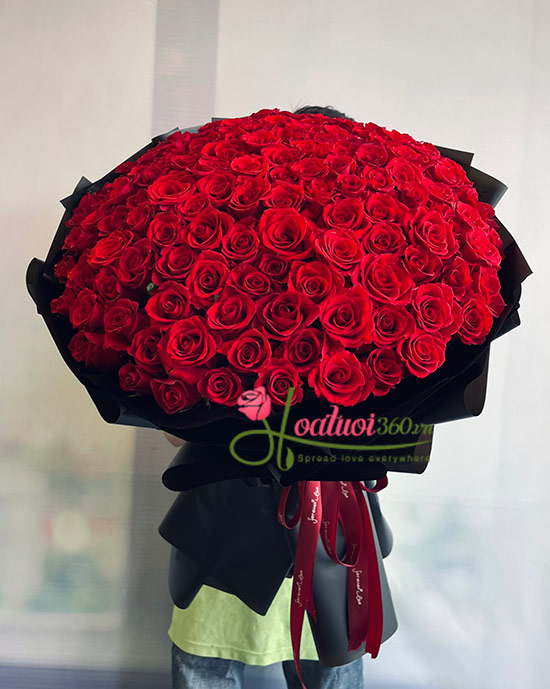Bó hoa hồng đỏ - Người anh yêu