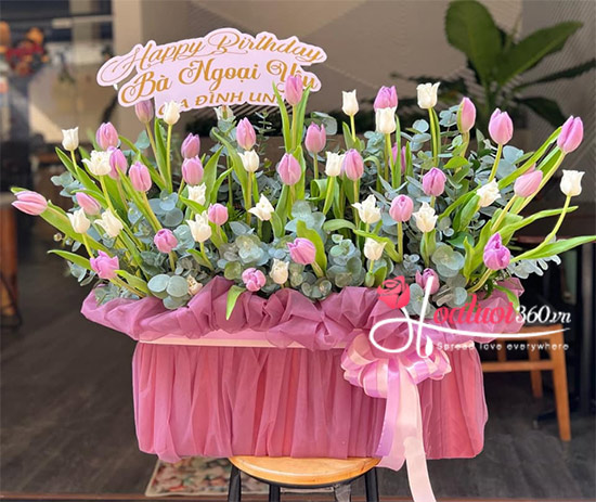 Hoa tulip xinh xắn tặng ngày của mẹ - Hoa tươi Thủ Đức 24h 