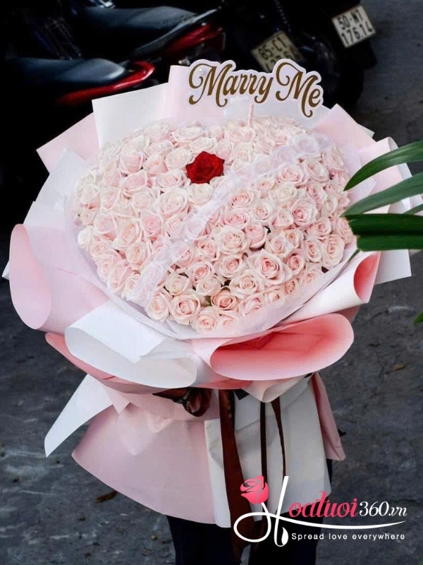 Bó hoa sinh nhật - Đi cùng anh hết đời