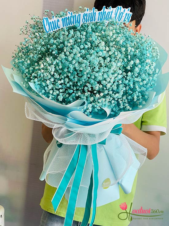 Bó hoa baby xanh - Nguyện ước