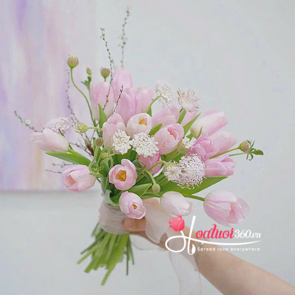 Bó hoa cưới Tulip - Chỉ cần có nhau