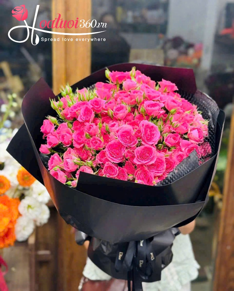 Bó hoa hồng tỉ muội sang trọng chúc mừng lễ tốt nghiệp 