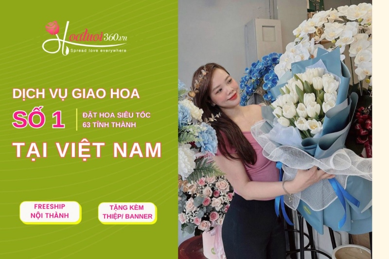 Cách đặt hoa giao tận nơi tại Thạnh Phú Bến Tre