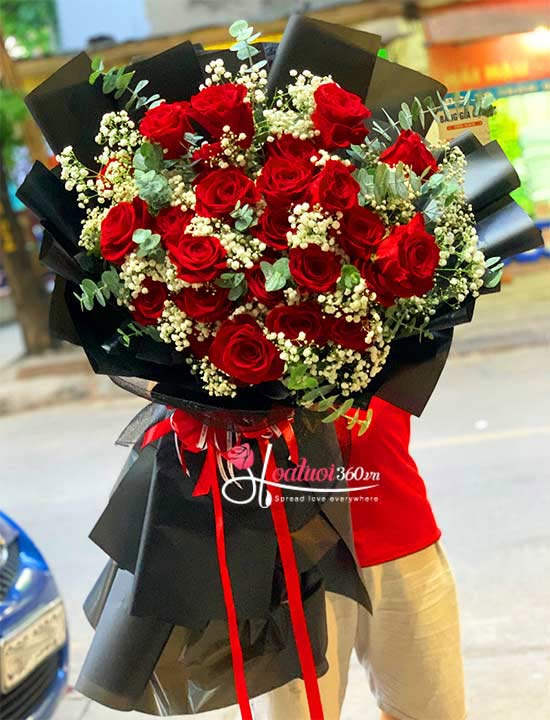 Bó hoa hồng Ecuador siêu đẹp