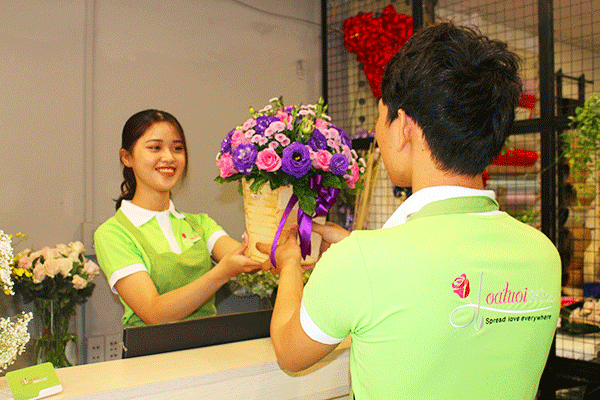 Cách thức đặt hoa giao nhanh 24h tại tiệm hoa tươi tân phú