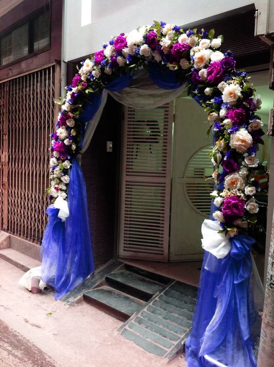 Cổng hoa cưới sang trọng - shop hoa tươi Bình Thuận