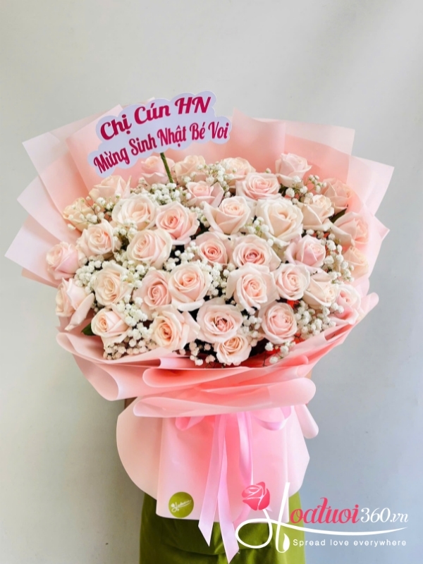 Bó hoa hồng sinh nhật - Một phiên bản tốt hơn