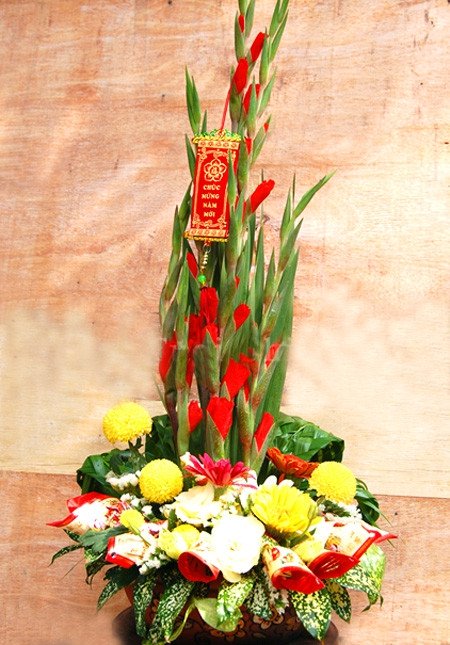 Hoa để bàn được ưa chuộng trong ngày tết Mẫu hoa để bàn được ưa chuộng trong ngày tết