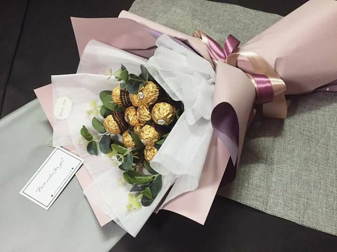 Bó hoa ăn được - chocolate ngọt ngào ngày lễ tình nhân