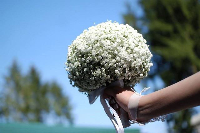 Ý nghĩa hoa cưới cầm tay hoa baby