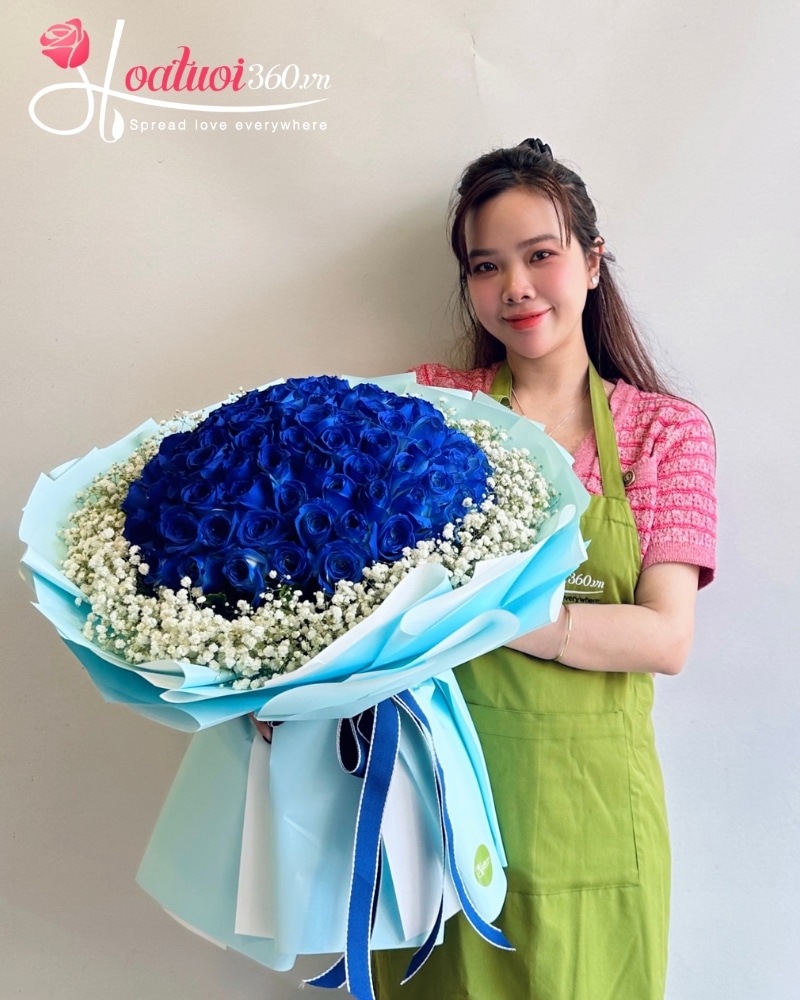 hoa màu xanh dương