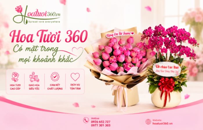 Hoa Tươi 360 uy tín, chất lượng 