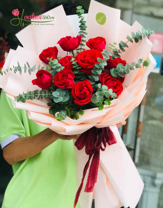 Bó hoa mừng sinh nhật đẹp - Tiệm hoa Hà Giang