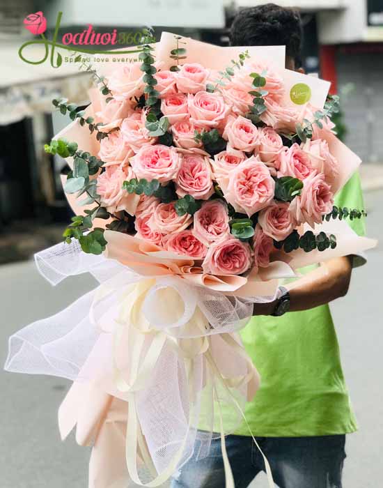 Shop hoa quận 1 - Bó hồng Ohara
