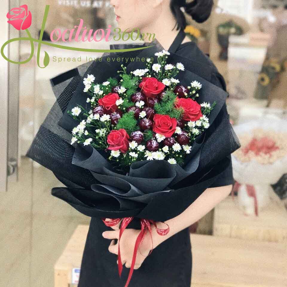hoa trái cây kết hợp đẹp hoa trái cây đẹp