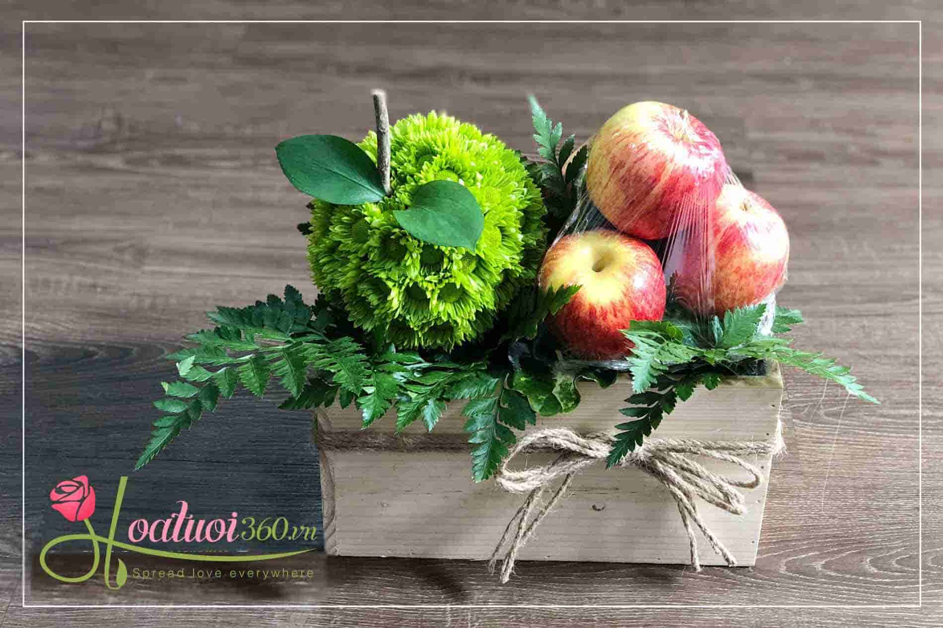 giỏ hoa trái cây độc lạ giỏ hoa trái cây