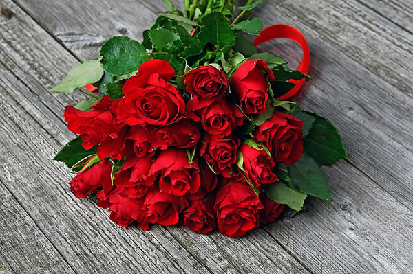 Hoa hồng đỏ bày tỏ tình cảm yêu thương