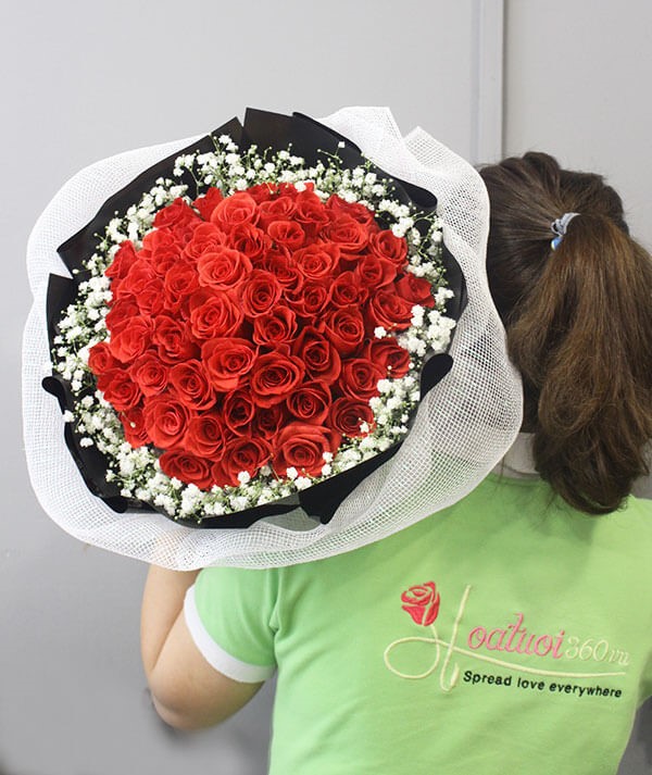 Hoa hồng cực đẹp tại shop hoa tươi đường Nguyễn ĐÌnh Chiểu